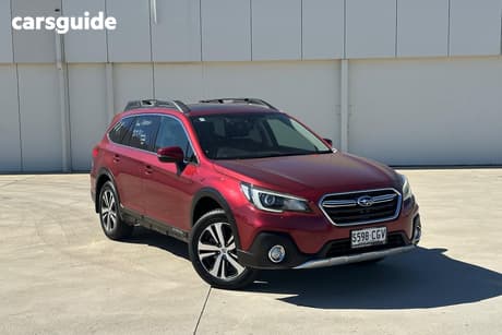 Red 2020 Subaru Outback Wagon 2.5I Premium Awd