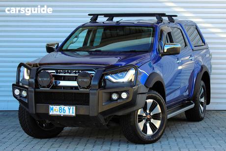 Blue 2022 Isuzu D-MAX Crew Cab Utility Ls-U+ (4X4)