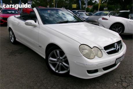 White 2006 Mercedes-Benz CLK350 Cabriolet Avantgarde