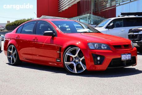 Red 2009 HSV Clubsport Sedan R8 R