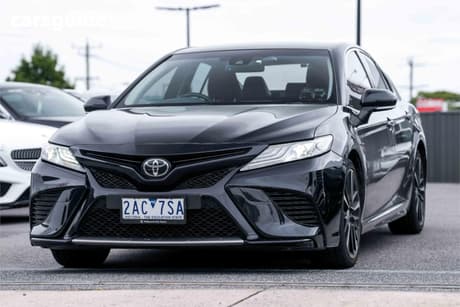 Black 2018 Toyota Camry Sedan Sx V6