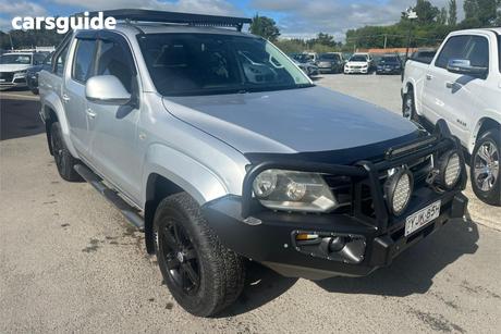 Silver 2015 Volkswagen Amarok Dual Cab Utility Tdi420 Highline (4X4)