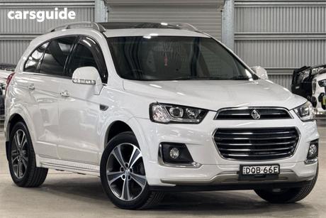 White 2017 Holden Captiva Wagon 7 Ltz (Awd)