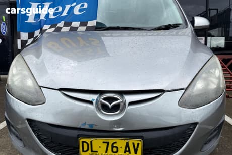 Silver 2013 Mazda 2 Hatchback Neo