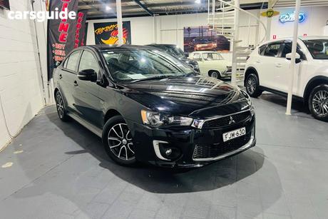 Black 2017 Mitsubishi Lancer Sedan Es Sport
