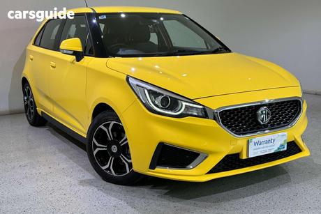Yellow 2021 MG MG3 Hatchback Excite (With Navigation)