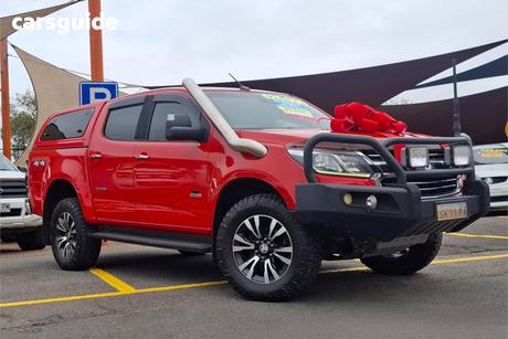 Red 2017 Holden Colorado Crew Cab Pickup Storm (4X4)