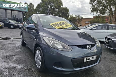 Grey 2008 Mazda 2 Hatchback Neo
