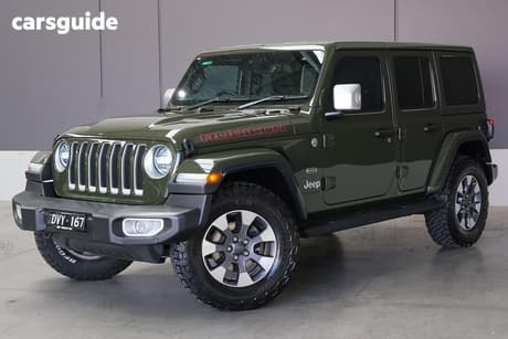 Green 2022 Jeep Wrangler Unlimited Hardtop Overland (4X4)