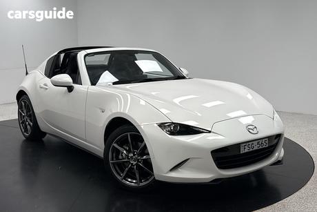 White 2017 Mazda MX-5 Convertible Roadster Gt