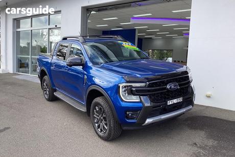 Blue 2025 Ford Ranger Double Cab Pick Up Wildtrak 3.0 (4X4)