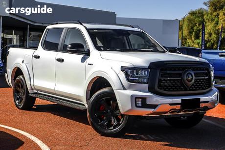 White 2025 GWM Cannon Dual Cab Utility Ultra (4X4)