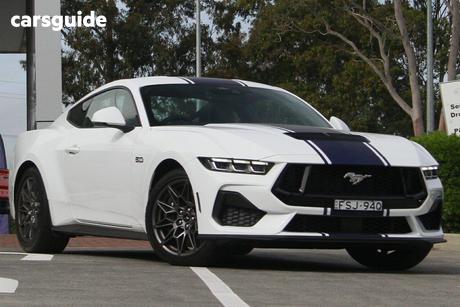White 2025 Ford Mustang Fastback Gt 5.0 V8