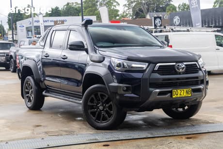 Blue 2023 Toyota Hilux Double Cab Pick Up Rogue (4X4)