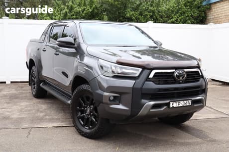 Grey 2022 Toyota Hilux Double Cab Pick Up Rogue (4X4)