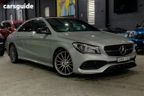 Silver 2017 Mercedes-Benz CLA200 Coupe