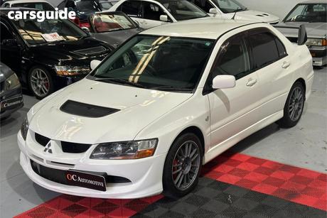 White 2003 Mitsubishi Lancer Sedan Evolution Viii