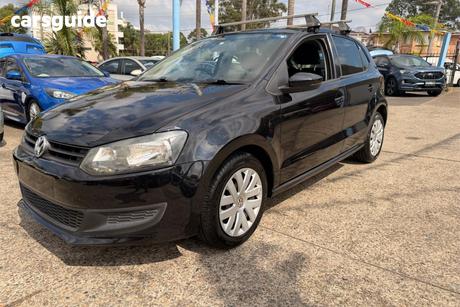 Black 2012 Volkswagen Polo Hatchback Trendline