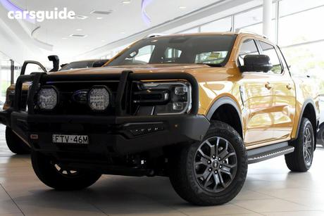 Yellow 2025 Ford Ranger Double Cab Pick Up Wildtrak 3.0 (4X4)