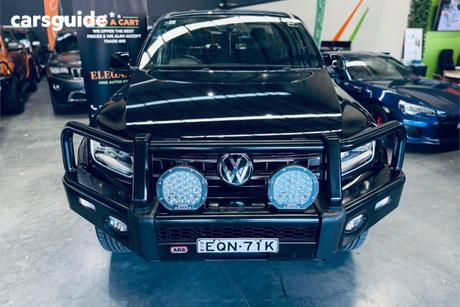 Black 2019 Volkswagen Amarok Dual Cab Utility V6 Tdi580 Highline Black Edit.