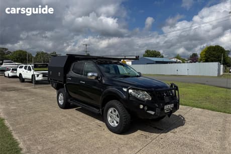 Black 2016 Mitsubishi Triton Dual Cab Utility Gls (4X4)