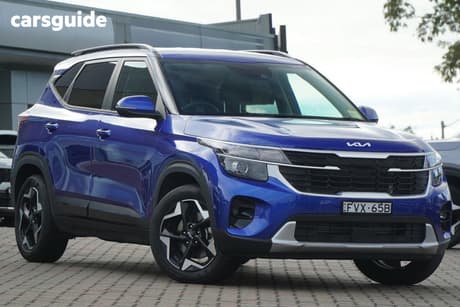 Blue 2025 Kia Seltos Wagon Sport+ (Awd)