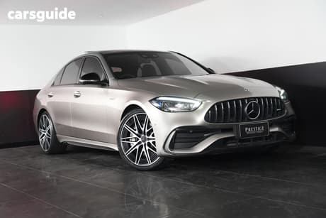 Silver 2023 Mercedes-Benz C43 Sedan 4Matic Mhev