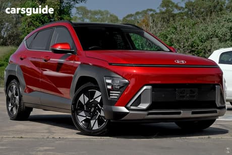 Red 2026 Hyundai Kona Wagon Hybrid Premium