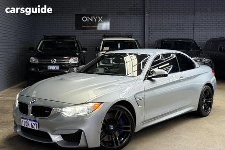 Silver 2015 BMW M4 Convertible