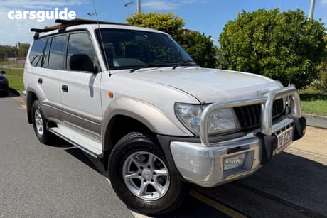 White 2002 Toyota Landcruiser Prado Wagon Gxl (4X4)