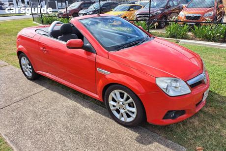 Red 2006 Holden Tigra Convertible