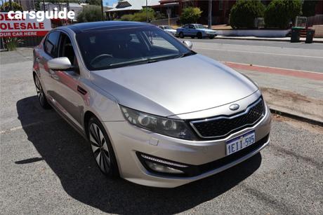 Silver 2013 Kia Optima Sedan Platinum