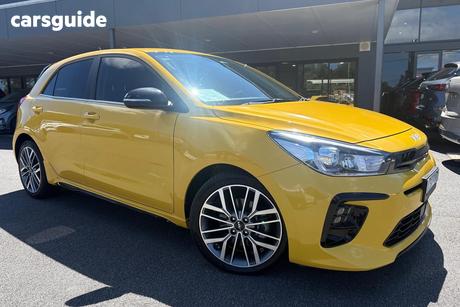 Yellow 2021 Kia RIO Hatchback Gt-Line
