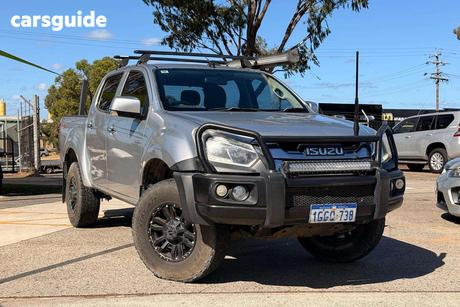 Silver 2017 Isuzu D-MAX Crew Cab Utility Ls-M Hi-Ride (4X4)