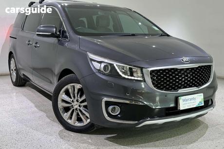 Grey 2015 Kia Carnival Wagon Platinum
