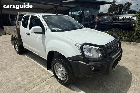 White 2018 Isuzu D-MAX Space Cab Utility Sx Hi-Ride (4X2)