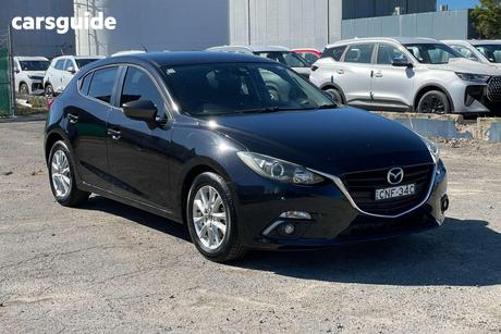 Black 2015 Mazda 3 Hatchback Touring