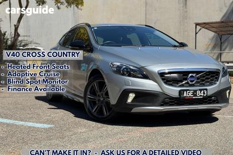 Silver 2015 Volvo V40 Cross Country Hatch T5 LUXURY 4WD
