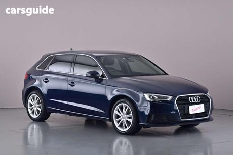 Blue 2018 Audi A3 Hatchback 1.0 Tfsi Sportback