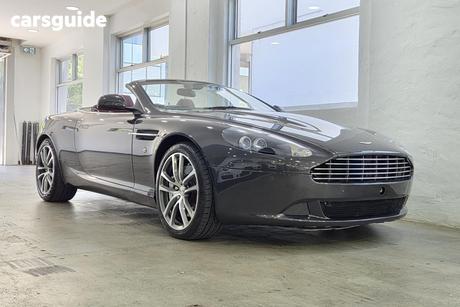 Silver 2011 Aston Martin DB9 Convertible Volante