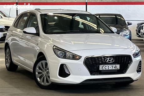 White 2018 Hyundai I30 Hatchback Go