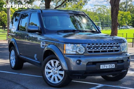 Grey 2013 Land Rover Discovery 4 Wagon 3.0 Sdv6 Se