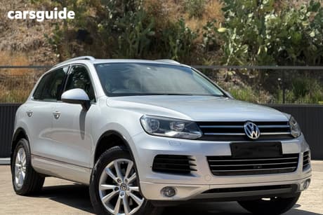 Silver 2012 Volkswagen Touareg Wagon V6 Tdi