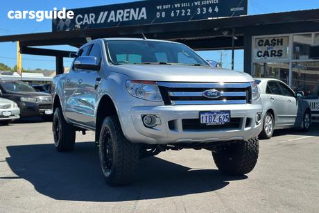 Silver 2014 Ford Ranger Ute Tray XLT