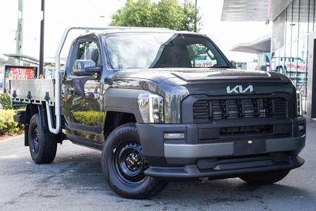 Grey 2025 Kia Tasman Double Cab Chassis S (4X4) Black Fender