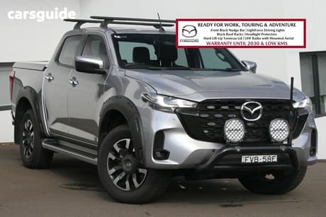 Silver 2025 Mazda BT-50 Dual Cab Pick-up Gt (4X4)