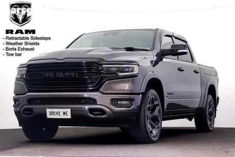 Grey 2021 RAM 1500 Crew Cab Utility Limited Rambox (Hybrid)