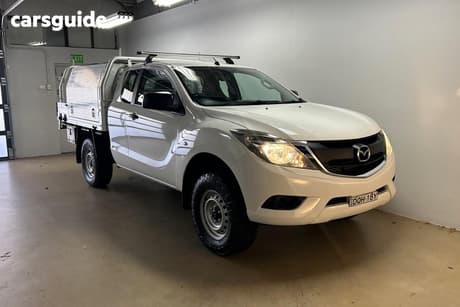 White 2018 Mazda BT-50 Freestyle Cab Chassis Xt (4X2)