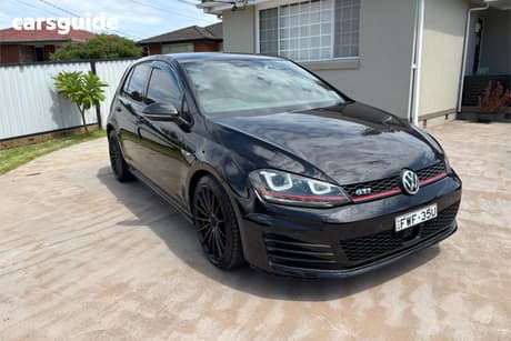 Black 2014 Volkswagen Golf Hatchback Gti