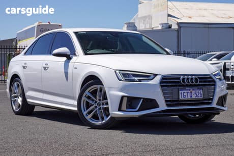White 2019 Audi A4 Sedan 35 Tfsi S Tronic Sport